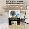 Prenosivi Mini Ventilator "9780" - Zoro