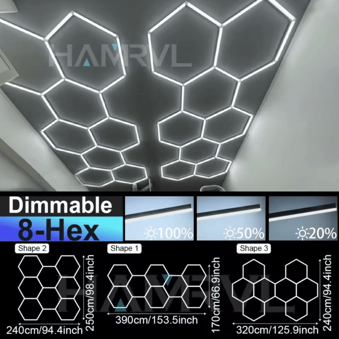 Profesionalna Heksagonalna LED Rasvjeta - Zoro