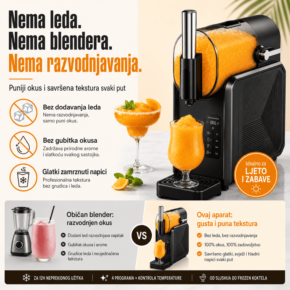Profesionalni Aparat za Ledene Napitke i Koktele - Zoro