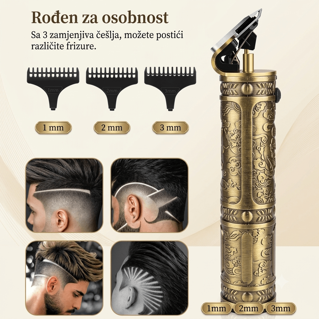 Profesionalni Metalni Trimer za Kosu i Bradu "HQ288" Rozia - Zoro