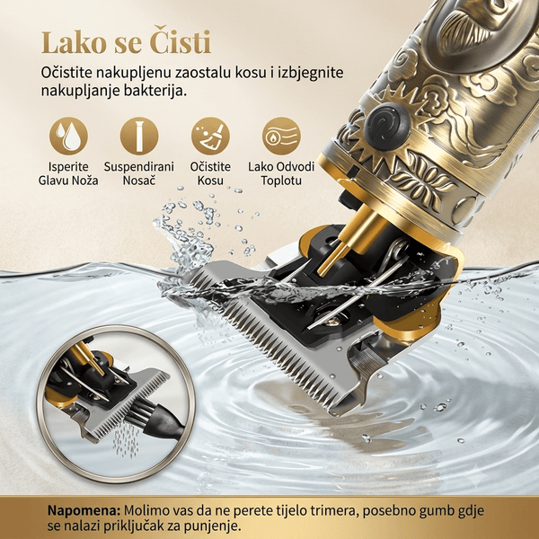 Profesionalni Metalni Trimer za Kosu i Bradu "HQ288" Rozia - Zoro
