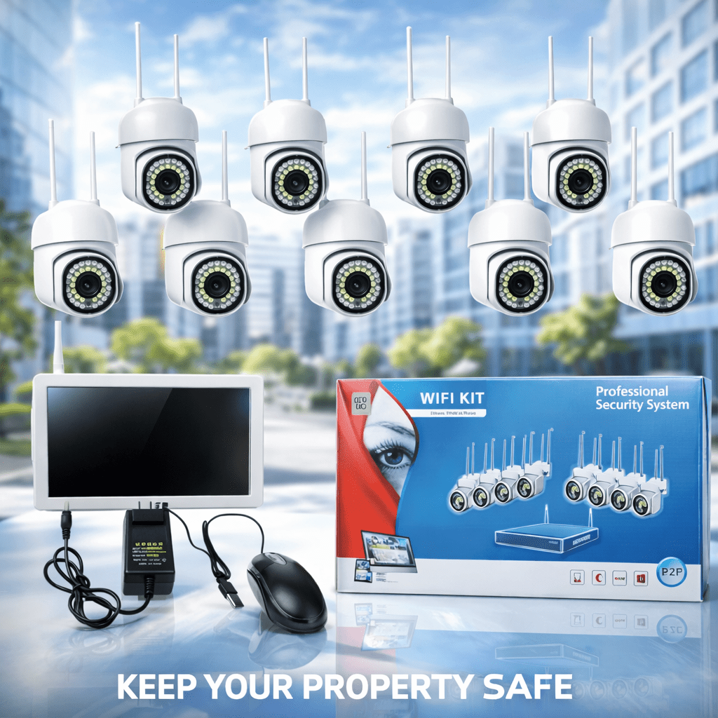 Profesionalni Security Sistem Set od 8 Kamera PTZ FULL HD - Zoro