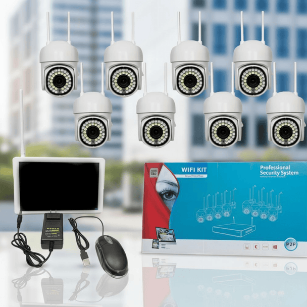 Profesionalni Security Sistem Set od 8 Kamera PTZ FULL HD - Zoro