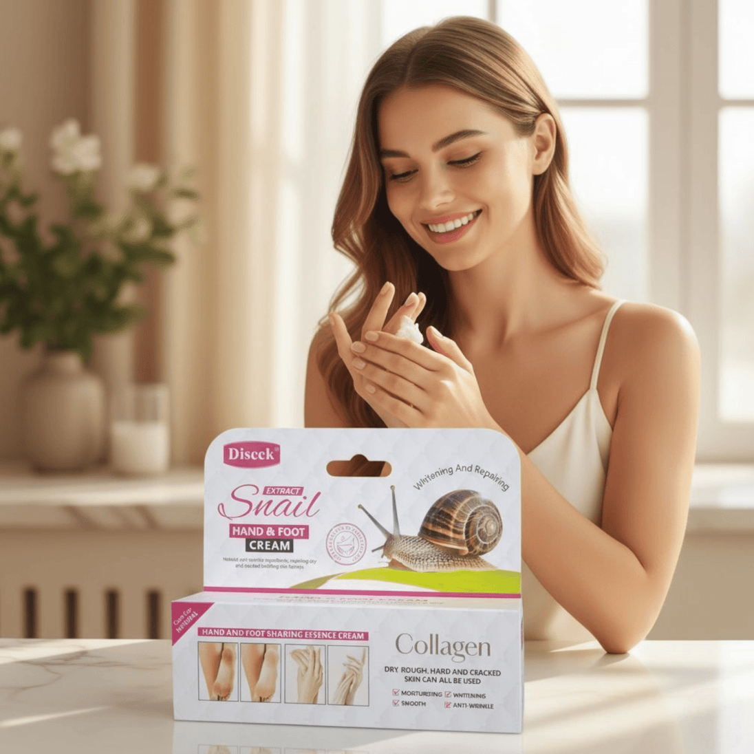 Puževa Hidratantna Krema za Ruke i Stopala - Zoro