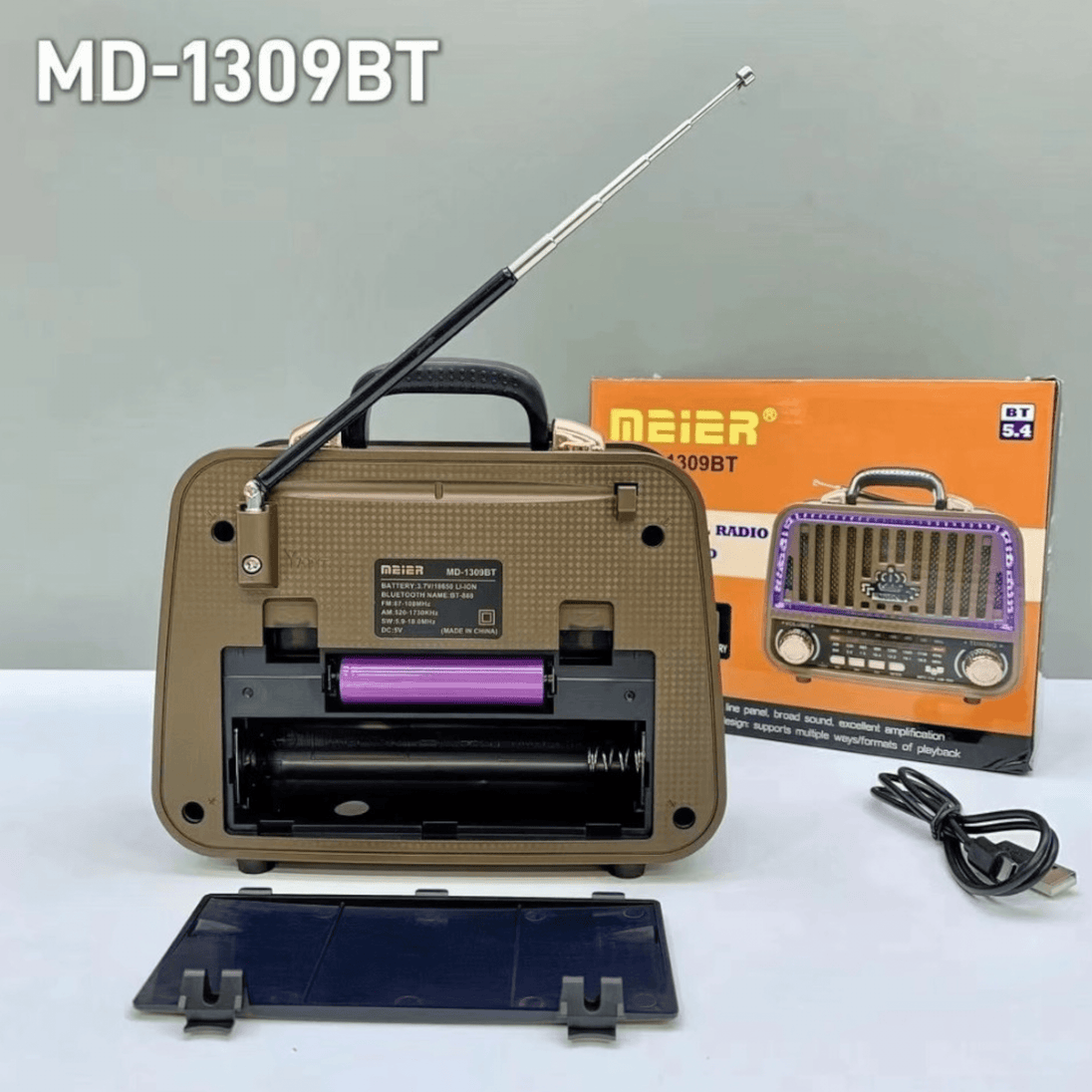 Retro Radio "MD - 1309BT" - Zoro
