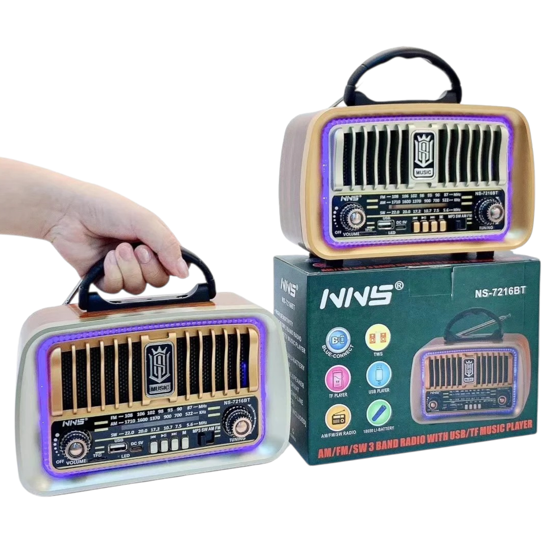 Retro Radio "NS - 7216BT" - Zoro