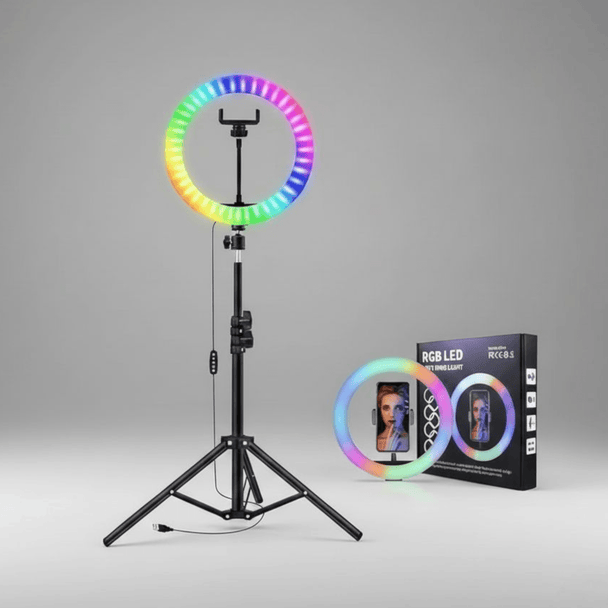 RGB LED selfie svjetiljka s stalkom - Zoro