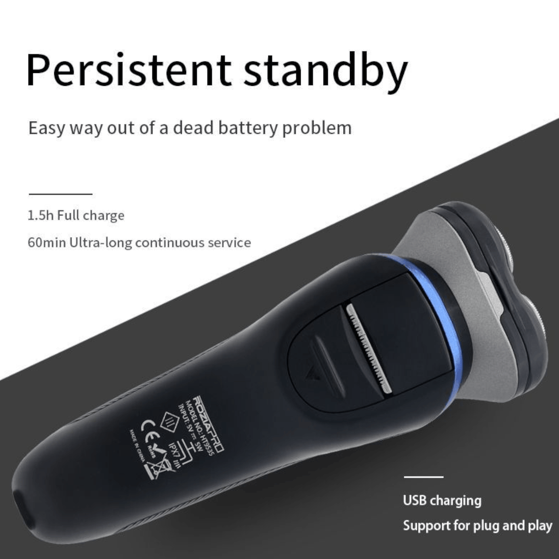 "Rozia Pro" Električni brijač "H - 9535" - Zoro