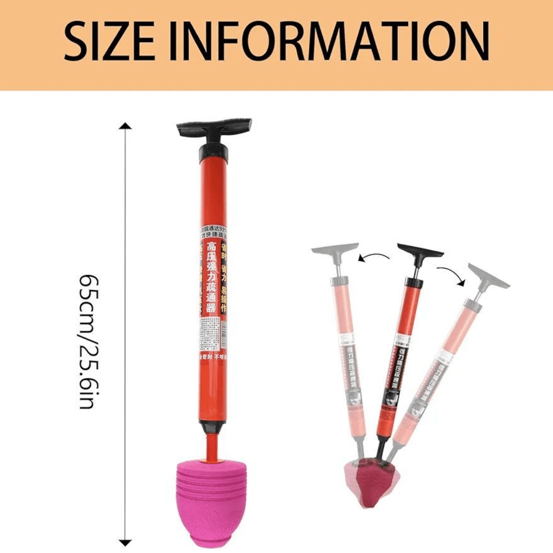 Ručna vakumska pumpa za odčepljivanje odvoda - Zoro