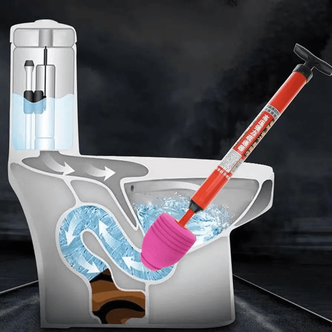 Ručna vakumska pumpa za odčepljivanje odvoda - Zoro