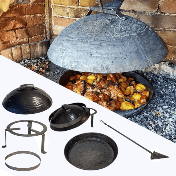 Sač Peka – Kovani Set Ručne Izrade (Tepsija 50 cm) - Zoro