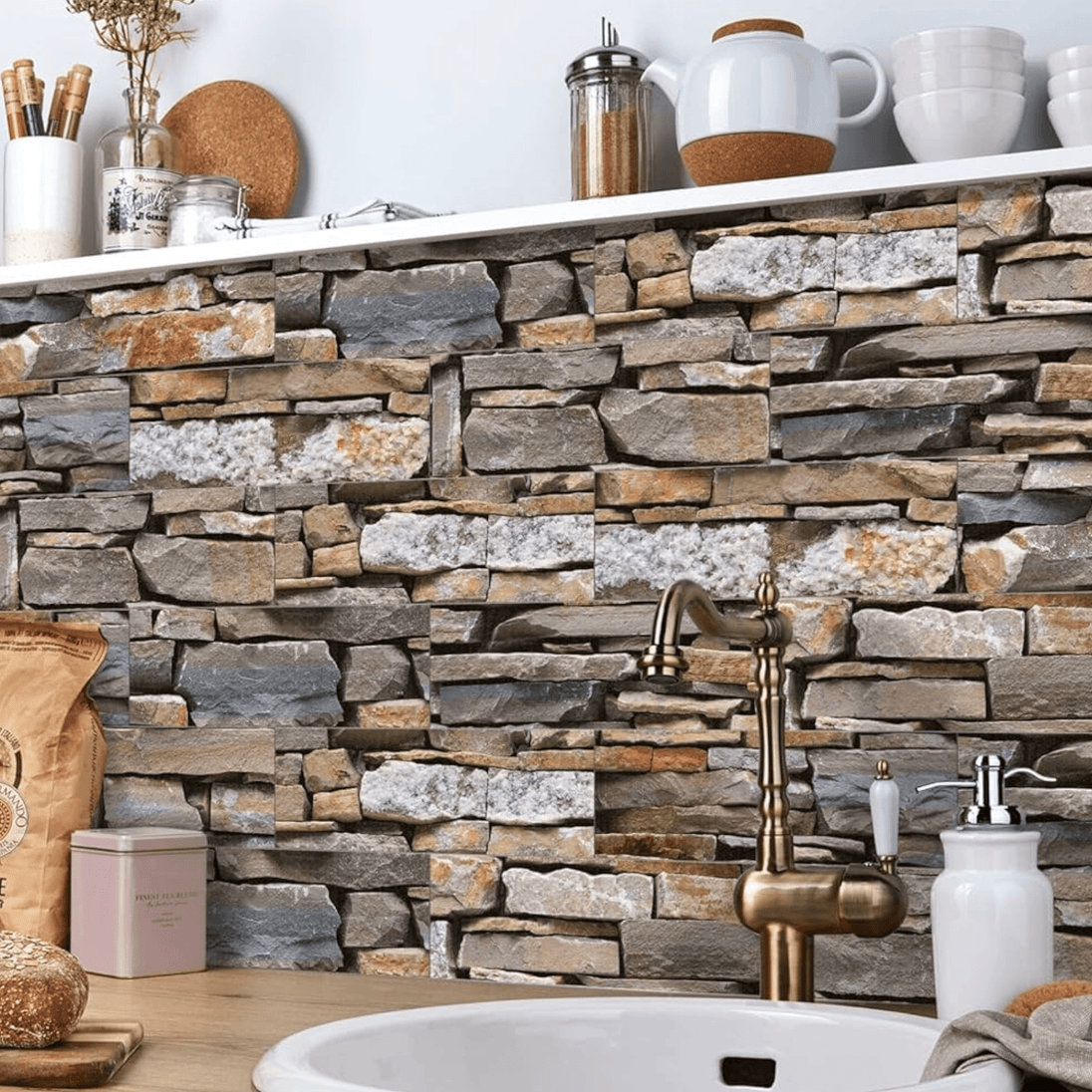 Samoljepljive Pločice - Tapete 60x60 cm (10 Komada) - Zoro