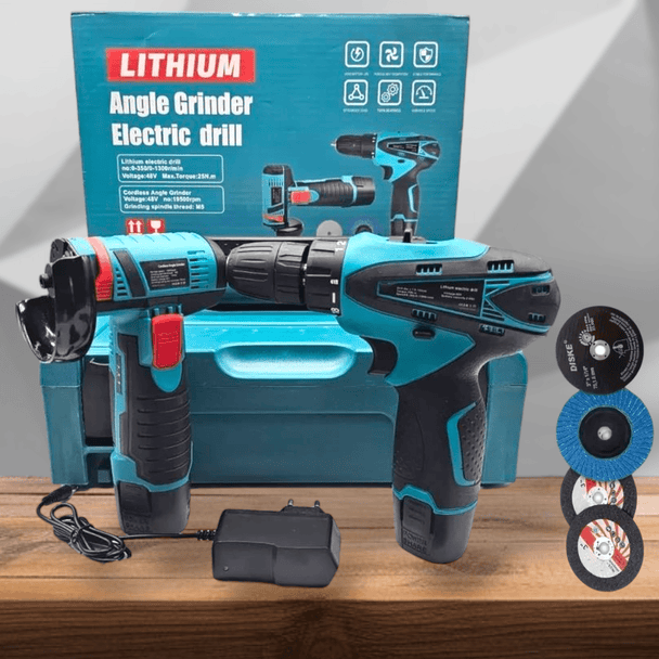 Set Mini Bušilica i Brusilica s 2 Baterije 48V "CH - 003" - Zoro