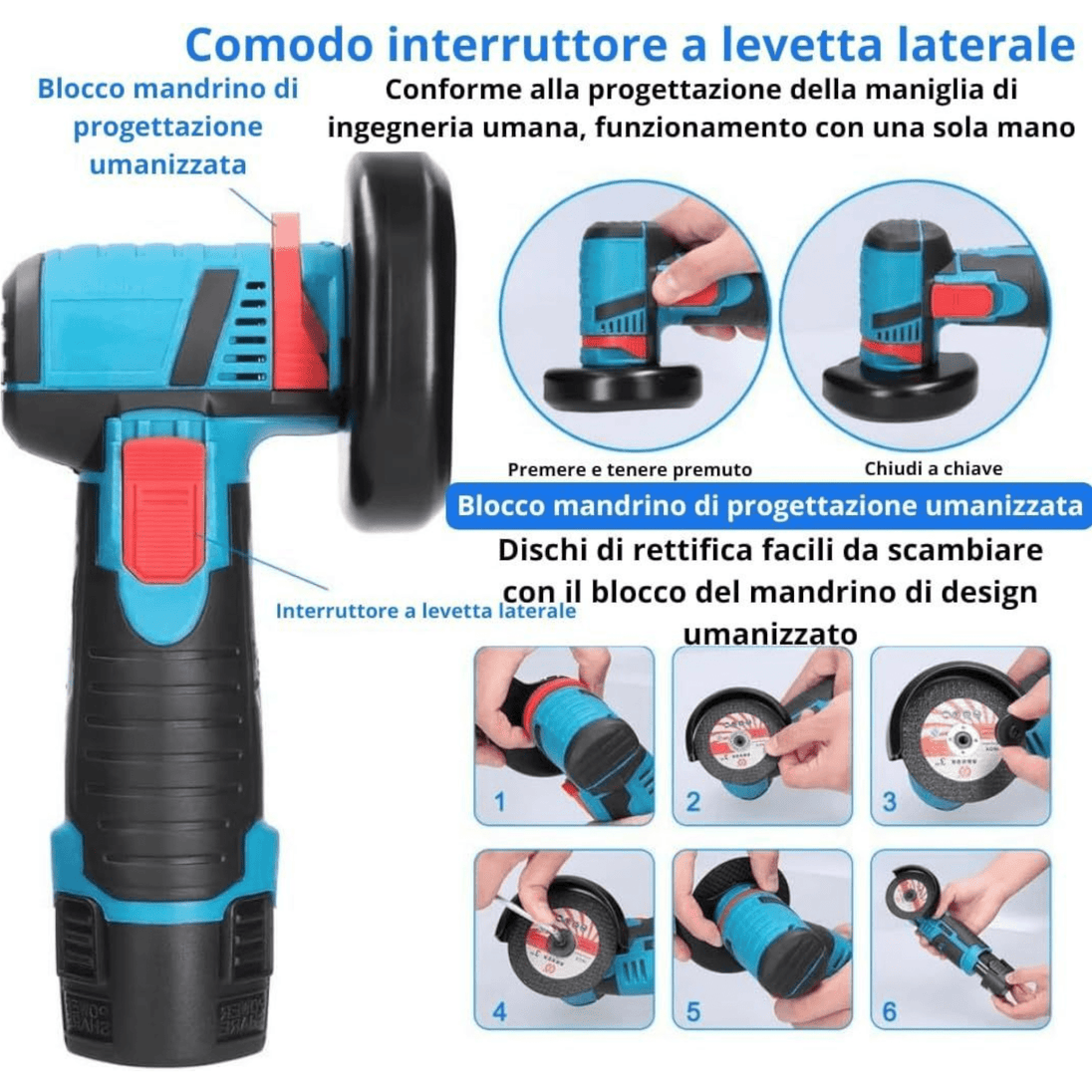 Set Mini Bušilica i Brusilica s 2 Baterije 48V "CH - 003" - Zoro