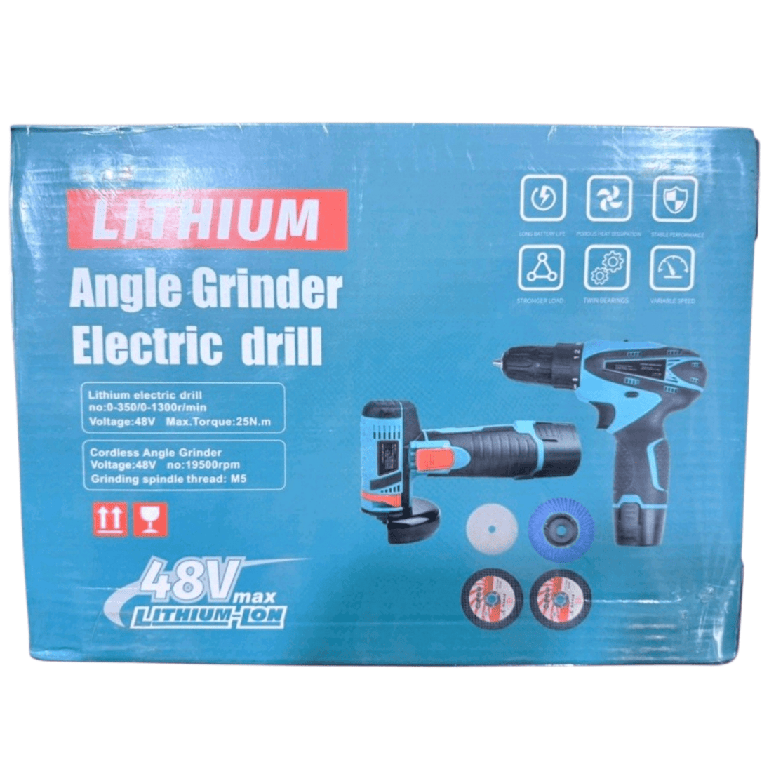 Set Mini Bušilica i Brusilica s 2 Baterije 48V "CH - 003" - Zoro