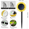 Set od 2 Solarne Lampe u Obliku Suncokreta - Zoro