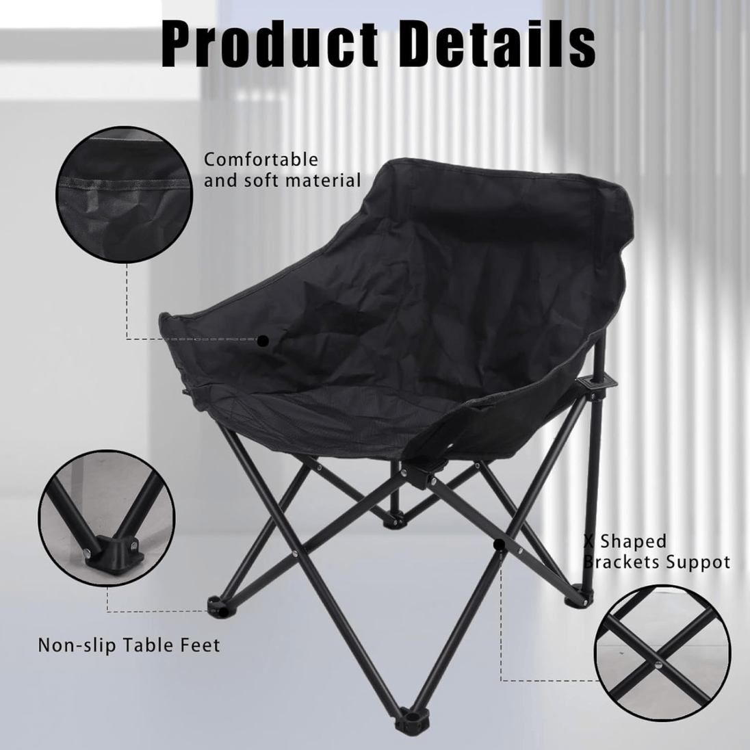 Sklopiva Kamping Stolica "Acero" - Zoro