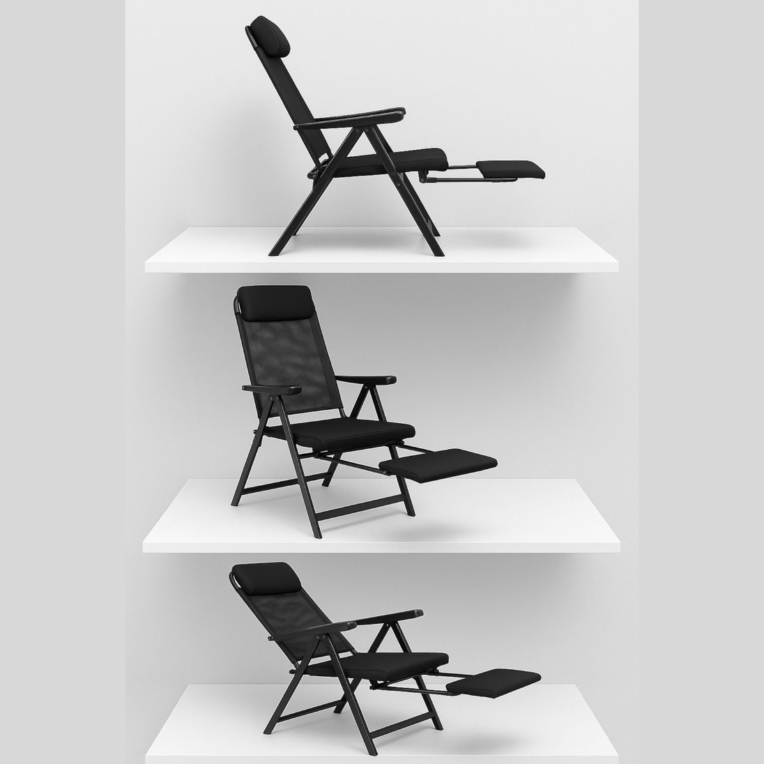 Sklopiva Stolica s Izvlačivim Naslonom za Noge - Zoro