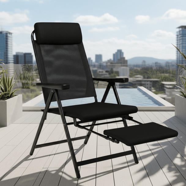 Sklopiva Stolica s Izvlačivim Naslonom za Noge - Zoro