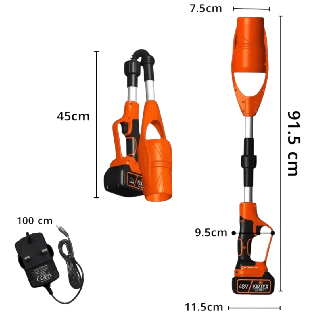 Sklopivi Aku Puhač 48V - Zoro