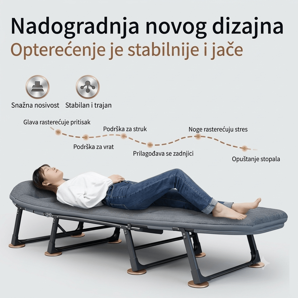 Sklopivi Prenosivi Krevet - Zoro