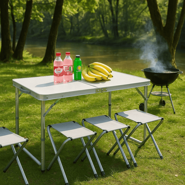 Sklopivi Stol i 4 Stolice - Zoro