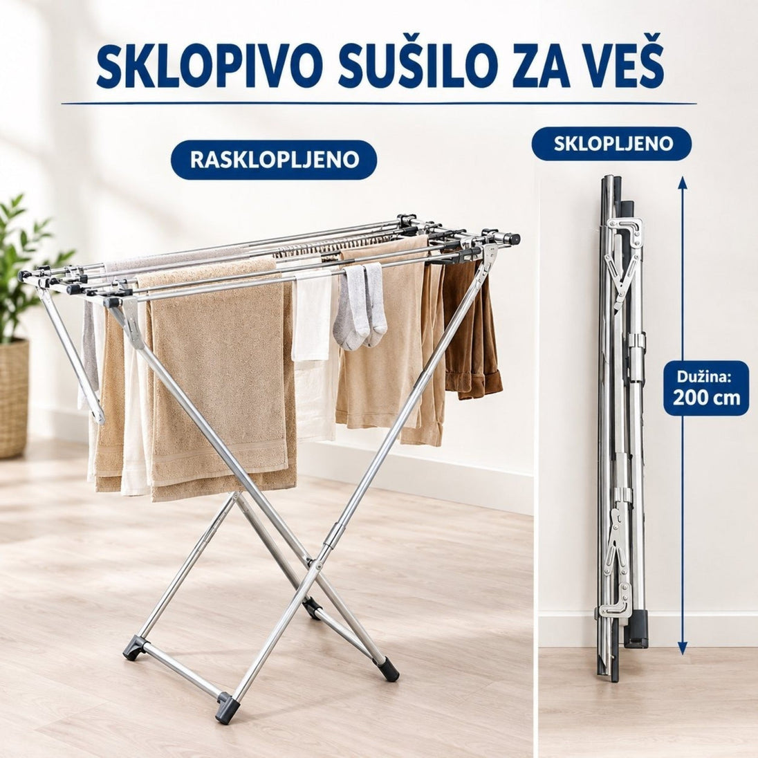 Sklopivo Sušilo za Veš "H90" - Zoro