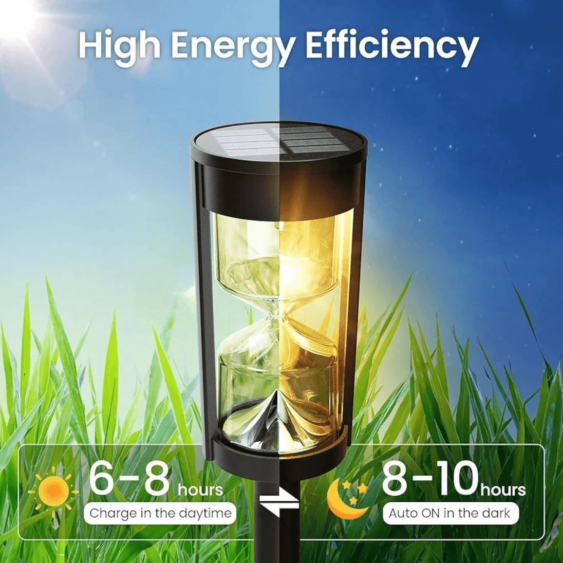 Solarna lampa u obliku pješčanog sata - Zoro