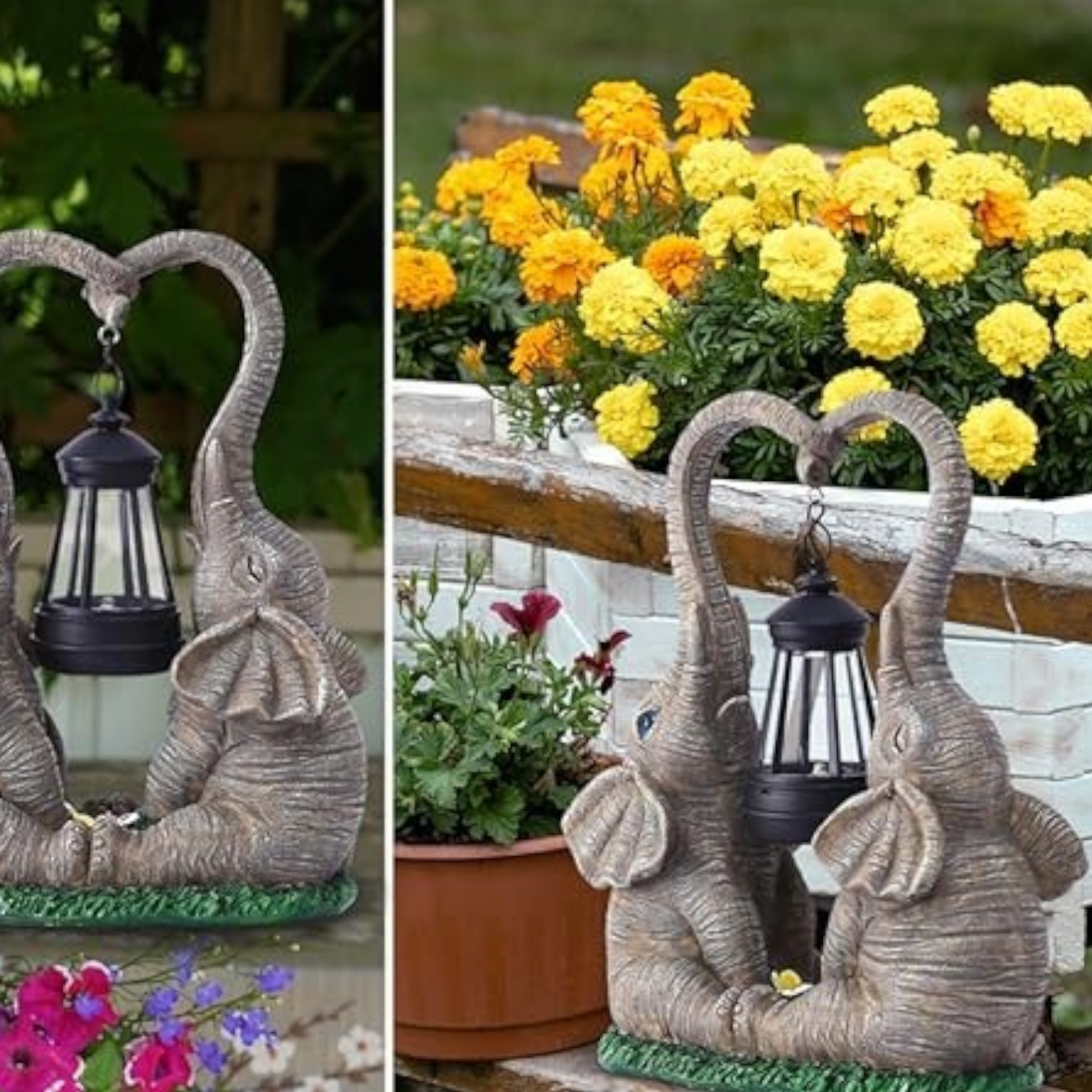Solarna Lampa "Zaljubljeni Slonovi" - Zoro
