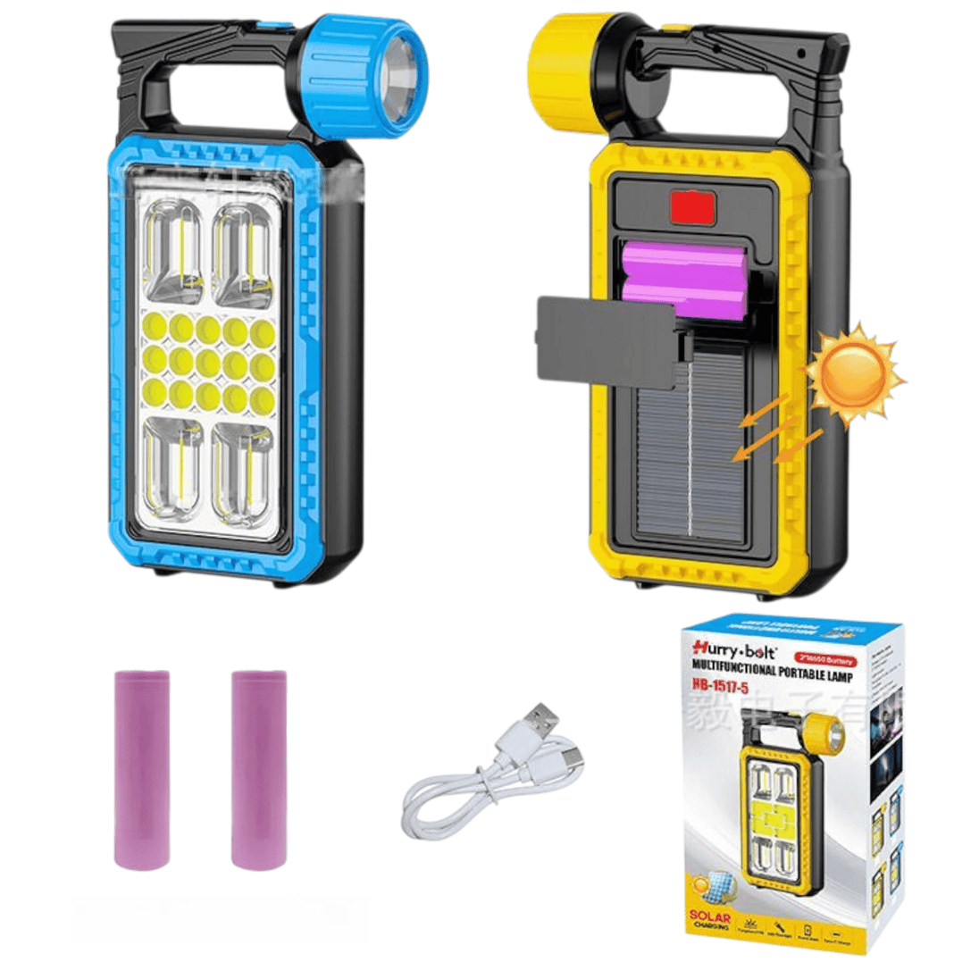 SOLARNA LED Lampa - Power Bank "HB - 1517 - 15" - Zoro