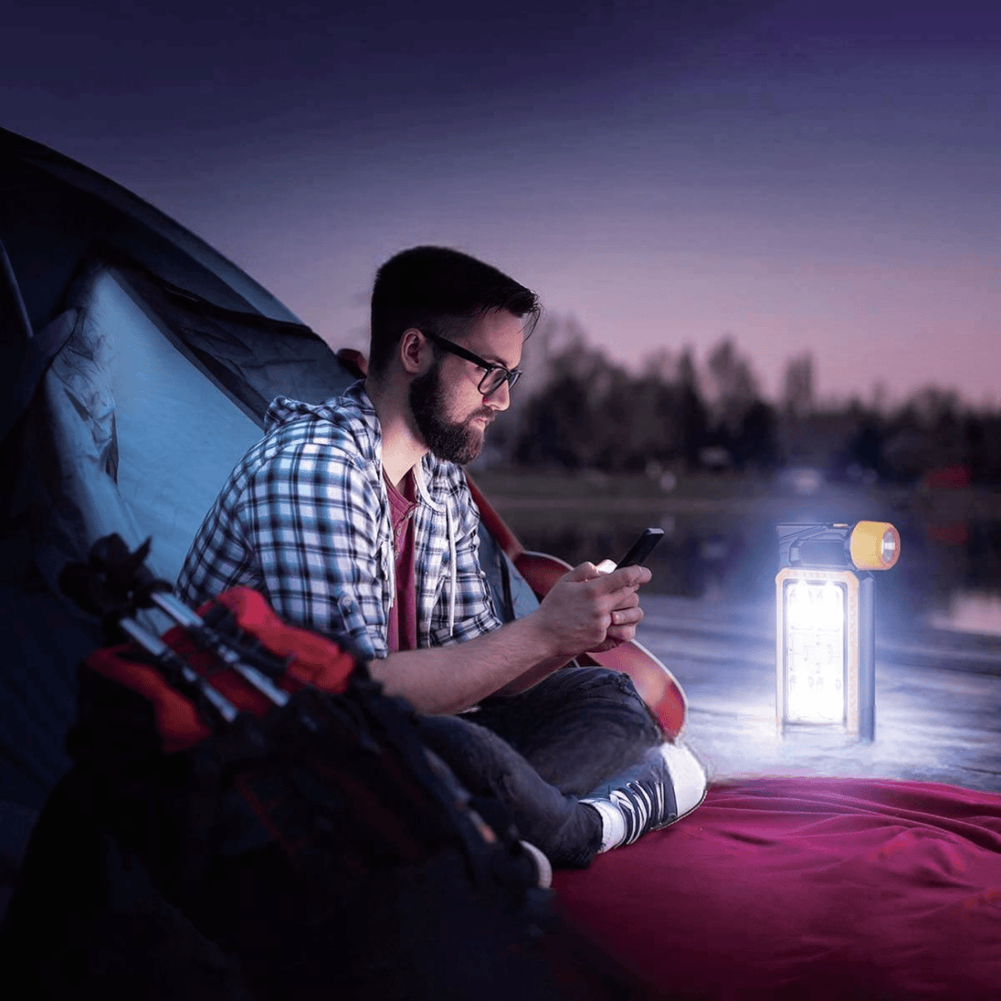 SOLARNA LED Lampa - Power Bank "HB - 1517 - 15" - Zoro