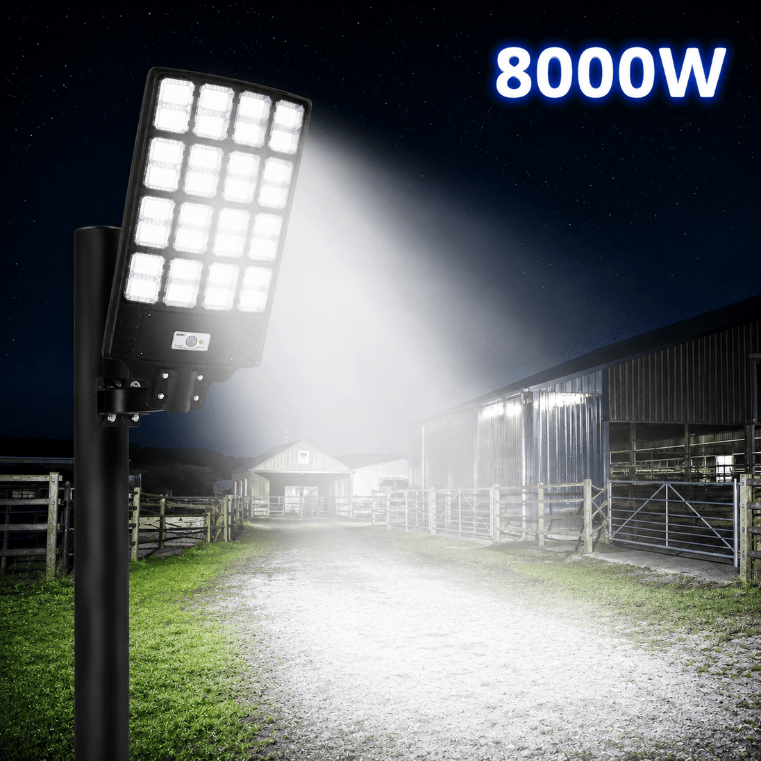 Solarna LED Reflektorska Rasvjeta 8000W Rixme - Zoro