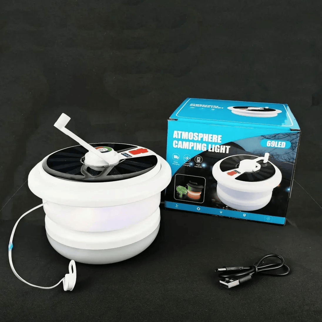 Solarna Viseća Lampa s 10m RGB lampicama - Zoro