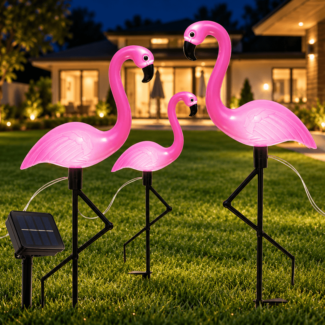 Solarne Lampe Flamingo (Set od 3 Komada) - Zoro