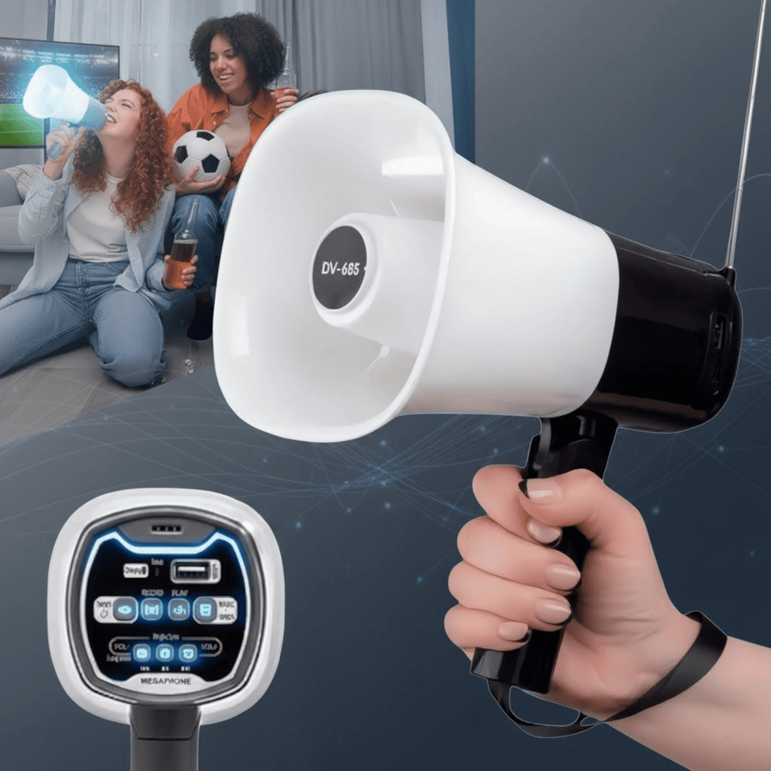 Solarni Bluetooth Zvučnik Megafon "DV - 685" - Zoro