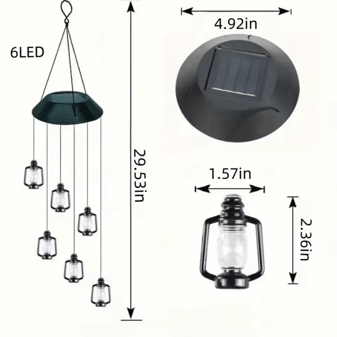 Solarni LED Vjetrenjak "Fenjeri" - Zoro
