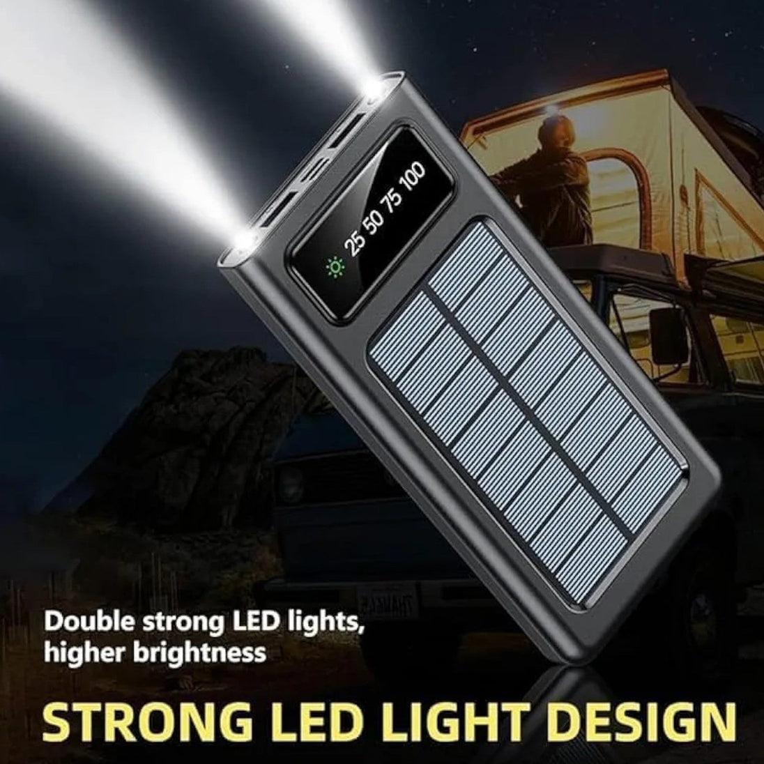 Solarni Power Bank sa Integrisanim Kablovima - Zoro