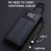 Solarni Power Bank sa Integrisanim Kablovima - Zoro