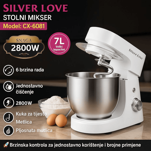 Stolni Mikser Silver Love "CX - 6081" - Zoro