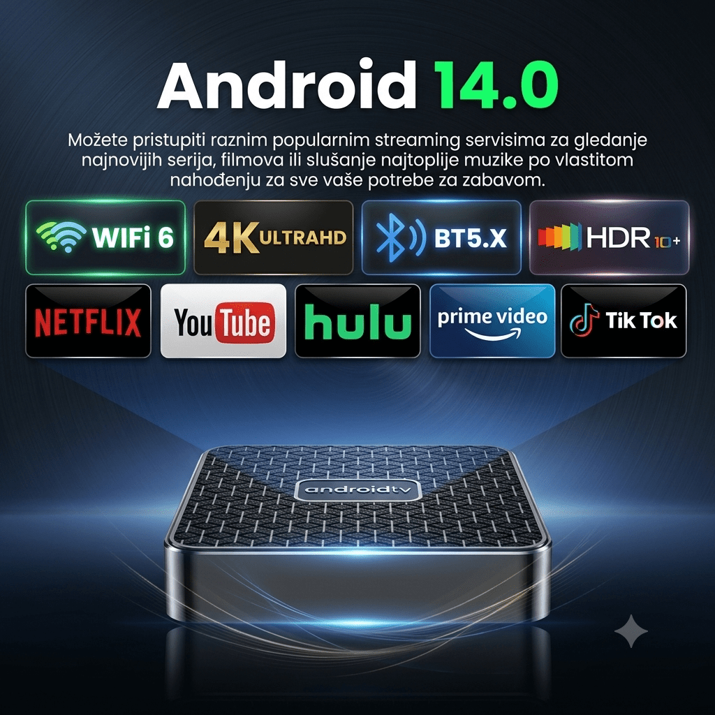 T1 Mini 4K Android TV Box Smart (8GB + 128GB) - Zoro
