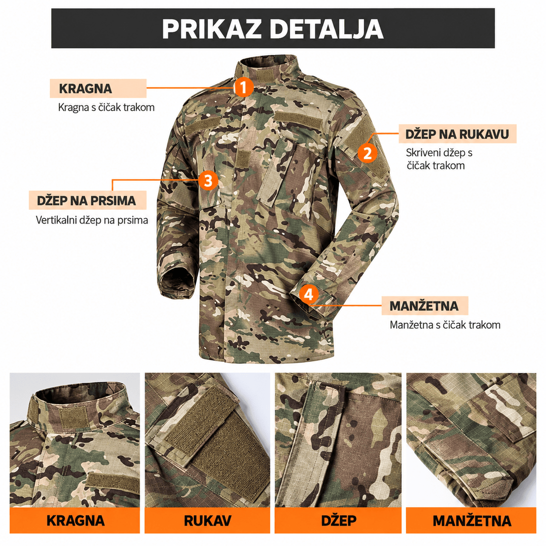 Taktička Uniforma "Army RipStop" - Zoro