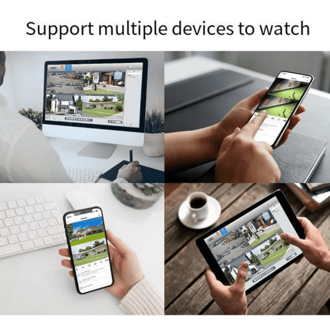 Triple - Lens WiFi Nadzorna Kamera - Zoro