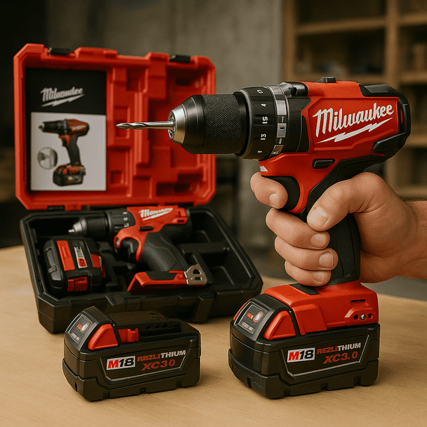 Udarna Aku Bušilica M18 s Dvije Baterije - Zoro