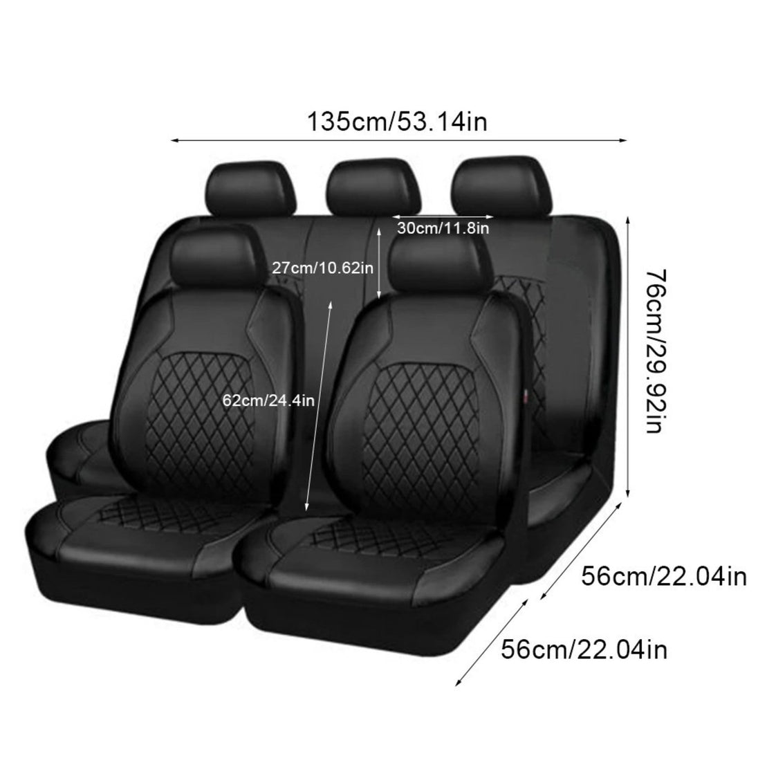 Univerzalne Kožne Navlake za Auto Sjedala - Zoro