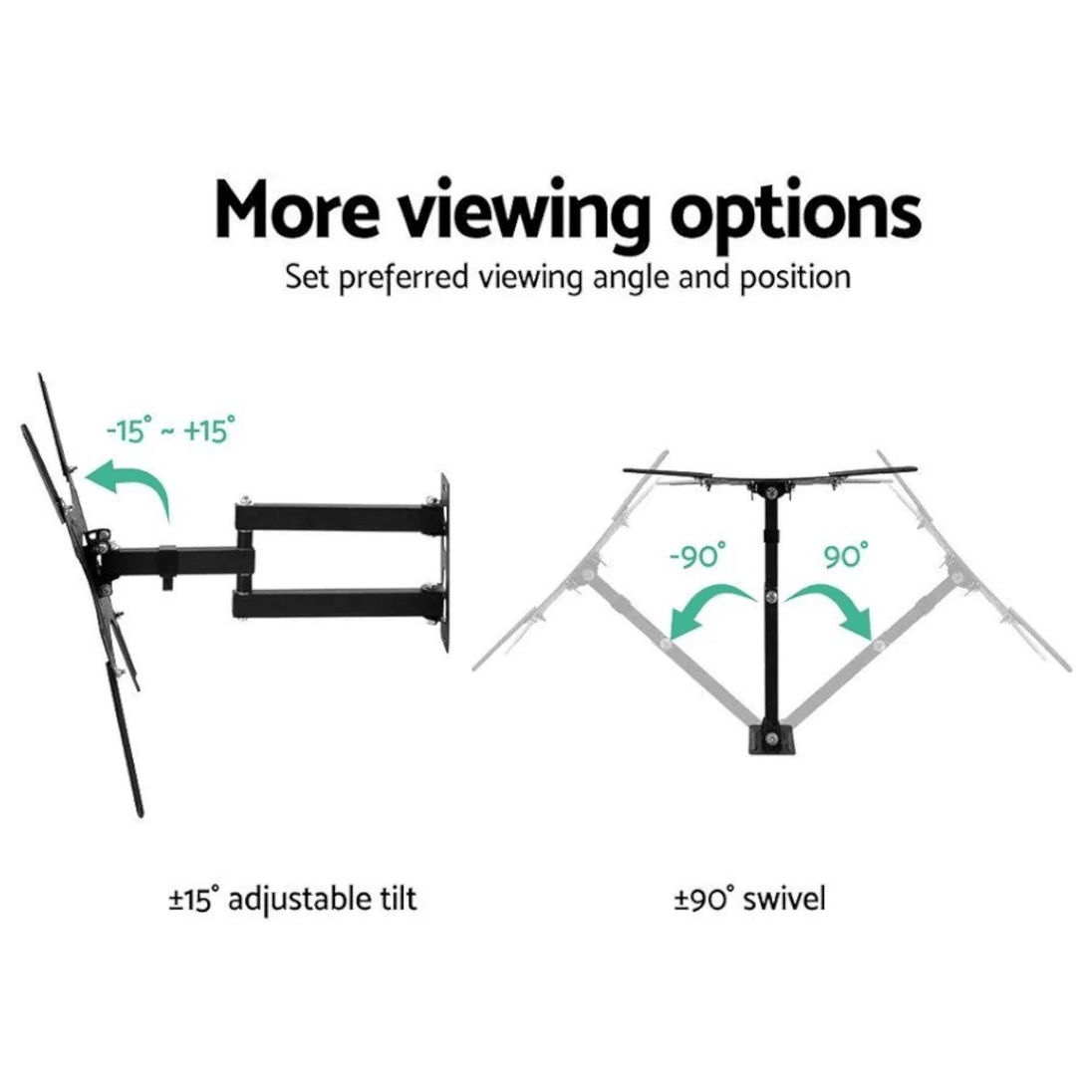 Univerzalni Okretni TV Zidni Nosač (14”–42”) - Zoro