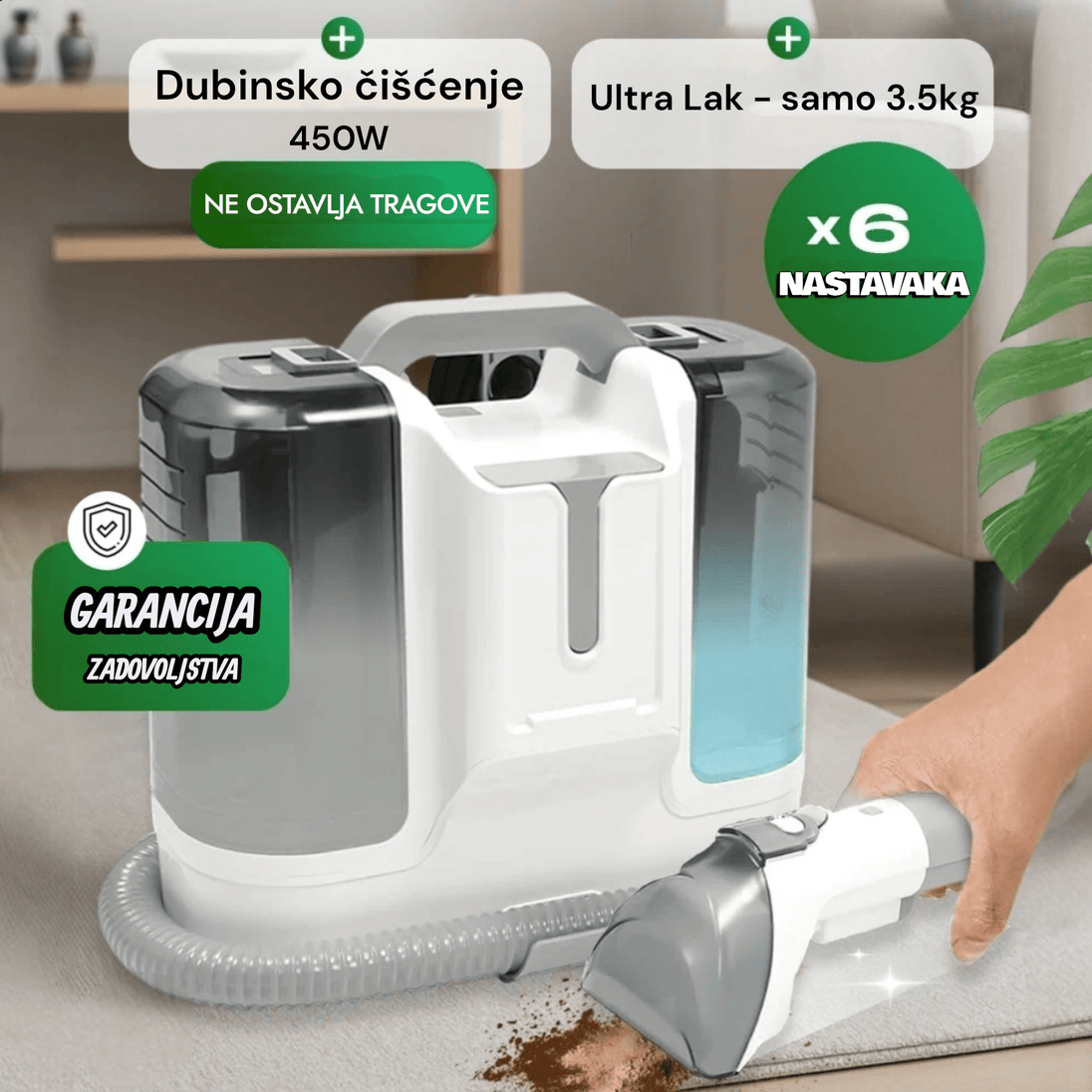 Usisivač za Dubinsko Čišćenje "K15" - Zoro