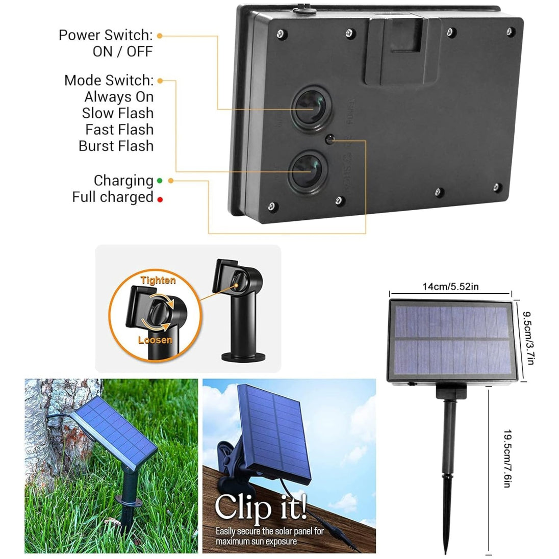 Vanjske Solarne LED Sijalice 10m "Rixme" - Zoro