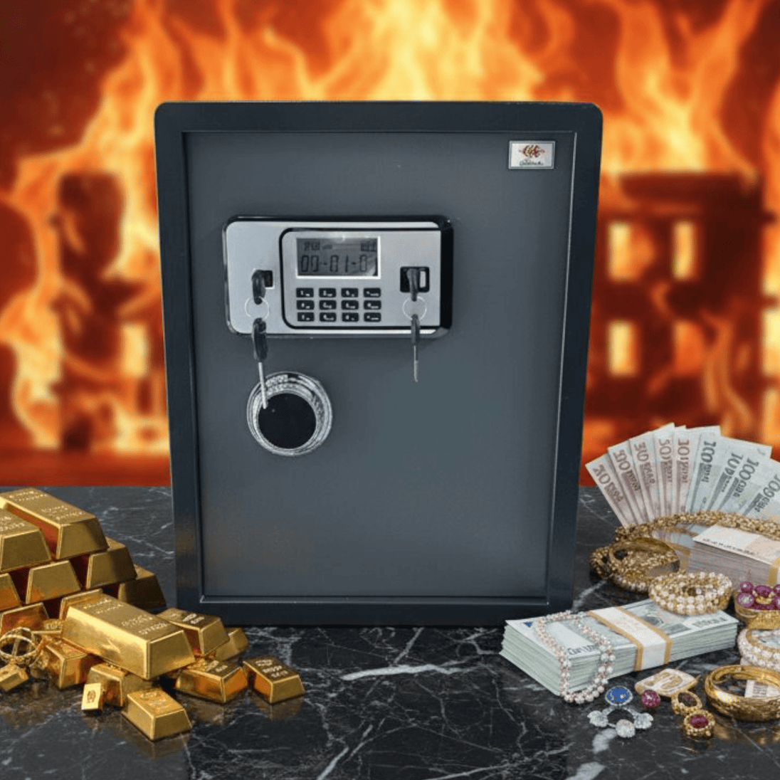 Vatrootporni Sigurnosni Sef 53kg - Zoro