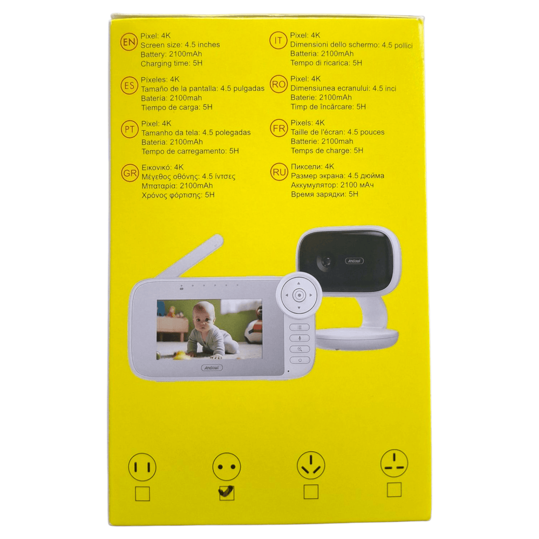 Video Baby Monitor "Andowl Q - A009" - Zoro