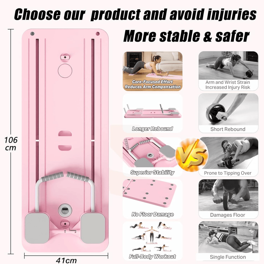 Višenamjenska sklopiva fitness daska 4u1 - Zoro